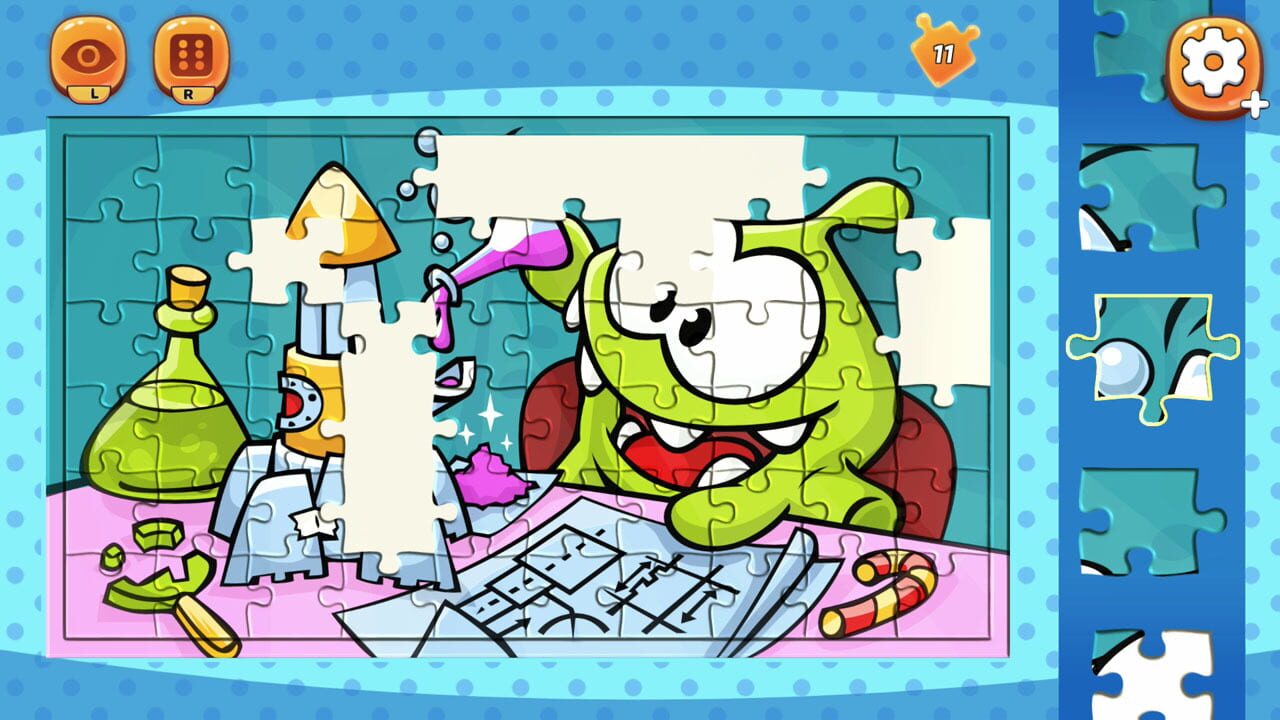 Om Nom: Coloring, Toons & Puzzle - Flavorful Puzzles Image