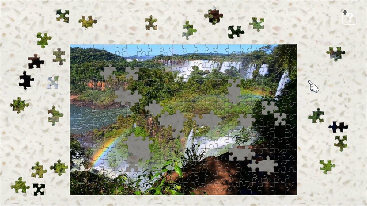 Jigsaw Masterpieces: Fantastical Waterfalls Image