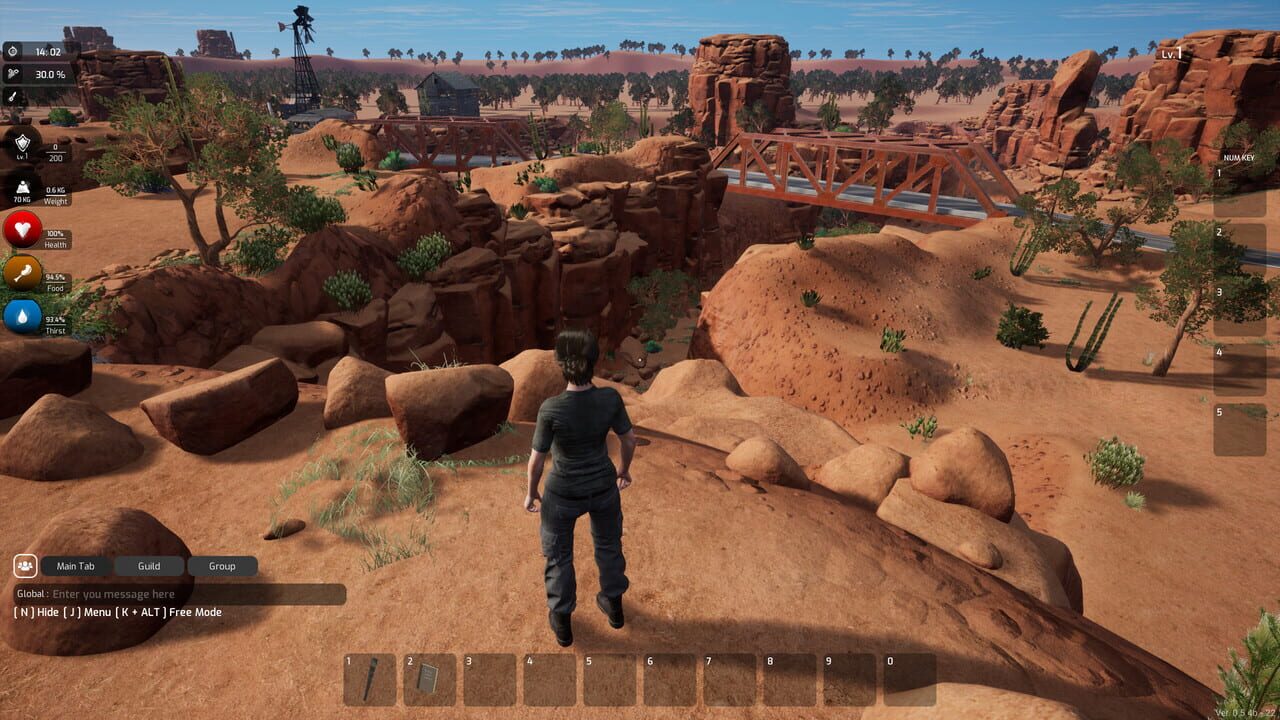 KeepUp Survival: Red Desert Map Image