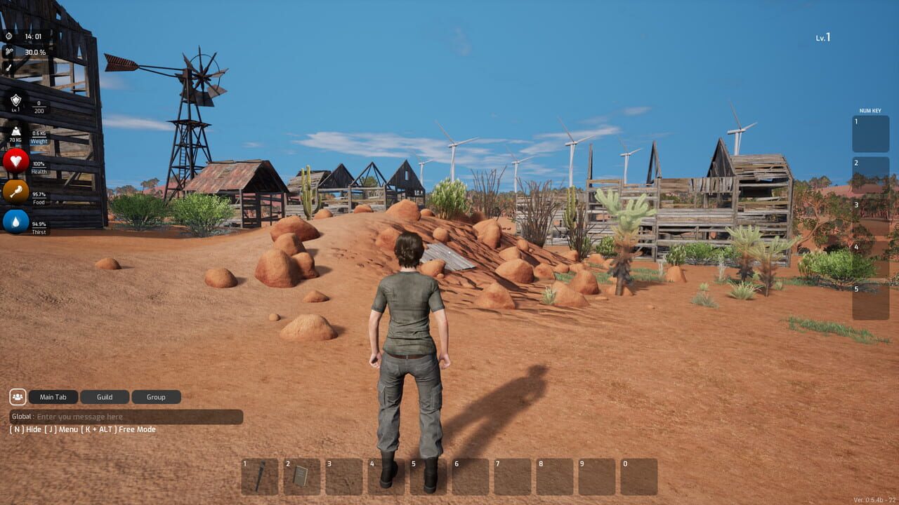 KeepUp Survival: Red Desert Map Image