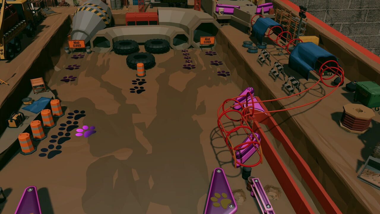 Roxy Raccoon's Pinball Panic: Construction Chaos Image