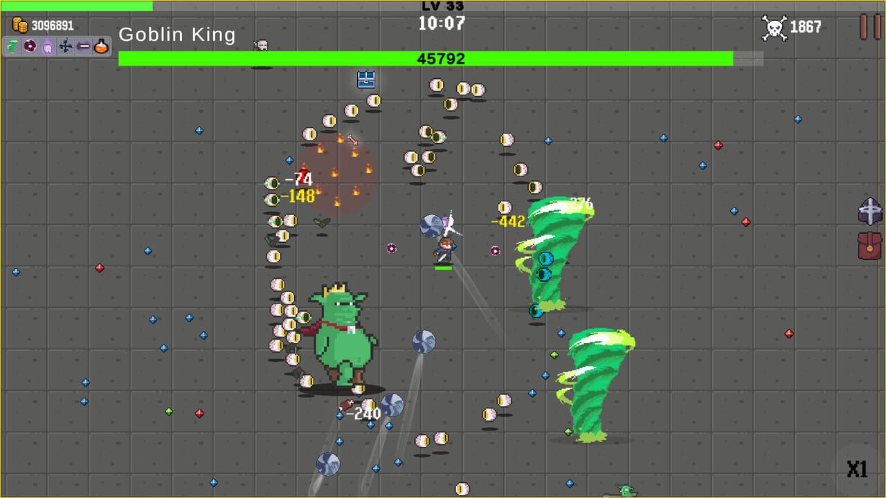 Pixel Survivors: Roguelike — Screenshot 1