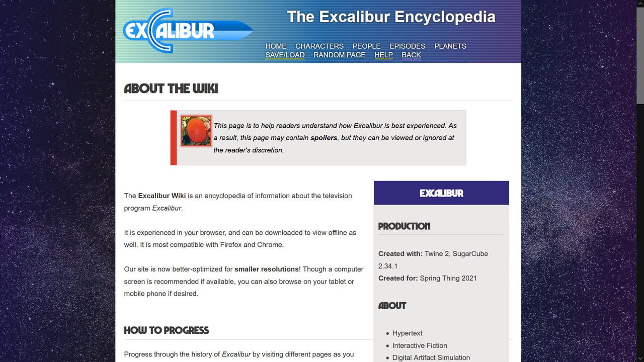 Excalibur — Screenshot 2