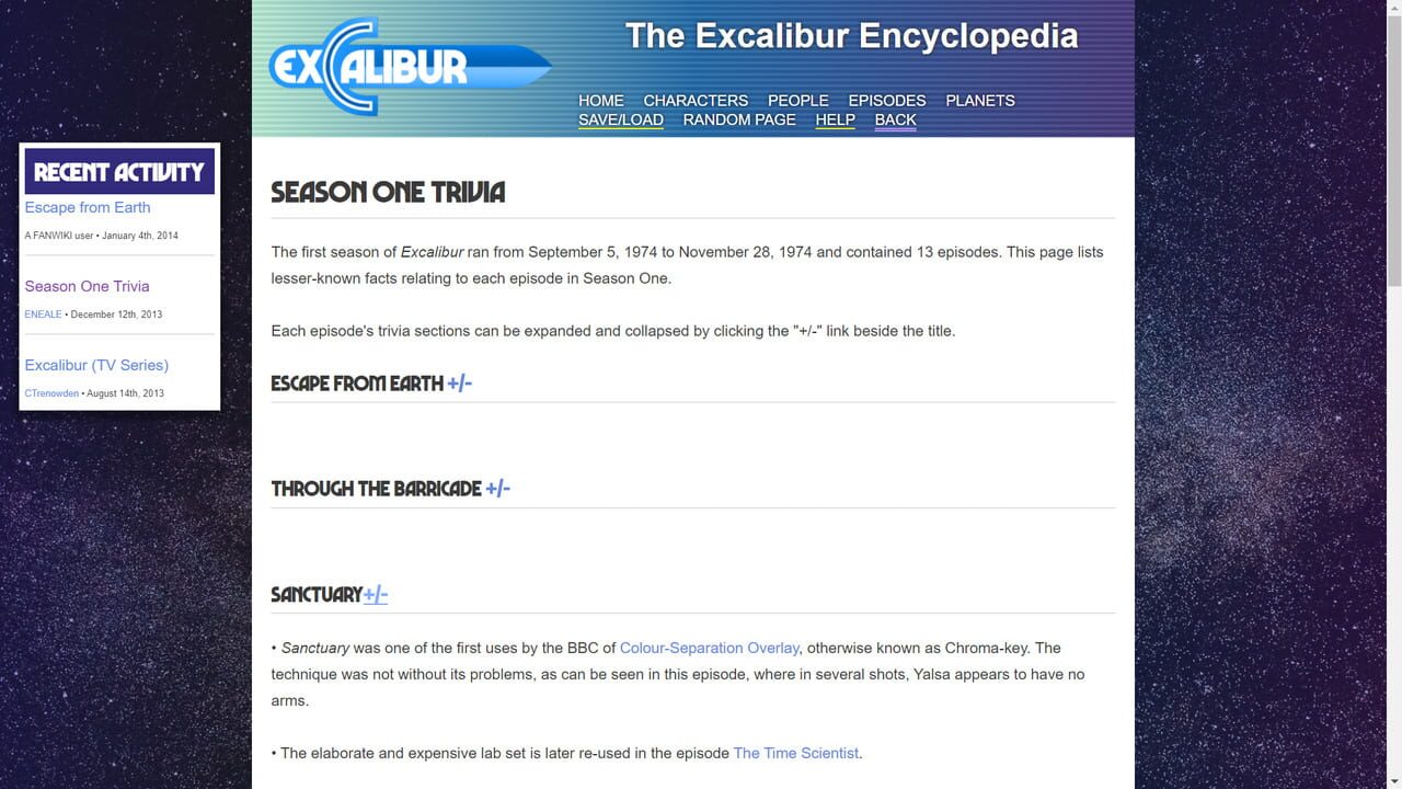 Excalibur — Screenshot 1