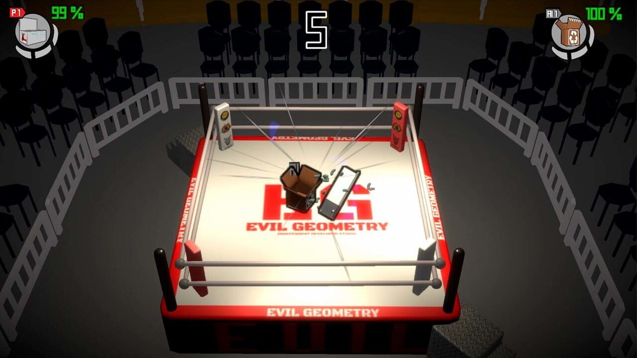 Wrestling Cardboard Championship Image