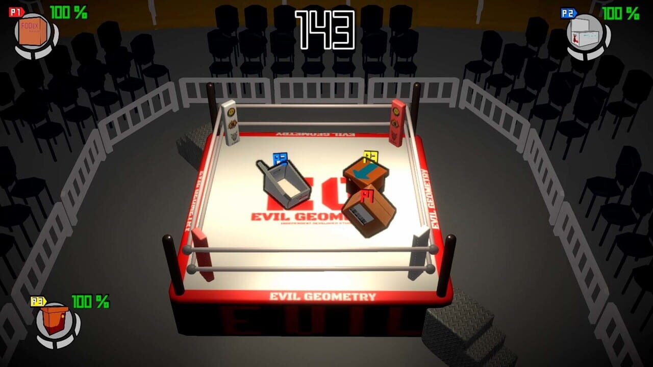 Wrestling Cardboard Championship Image