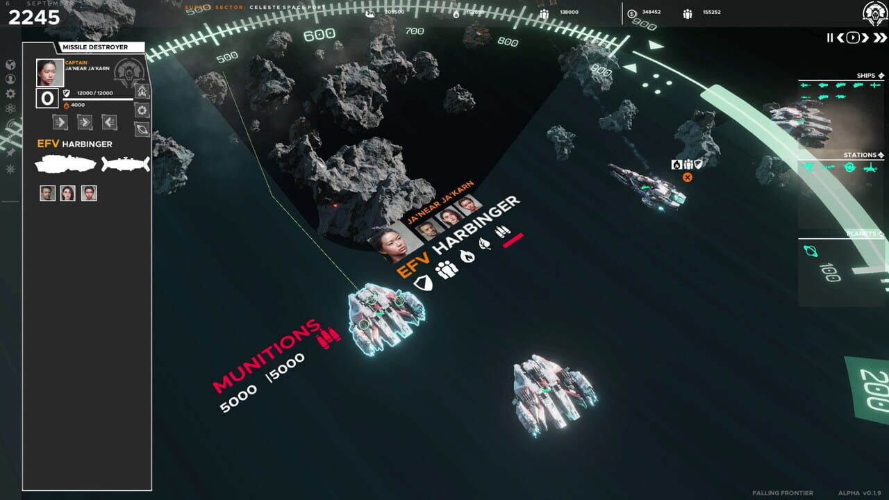 Screenshot de Falling Frontier