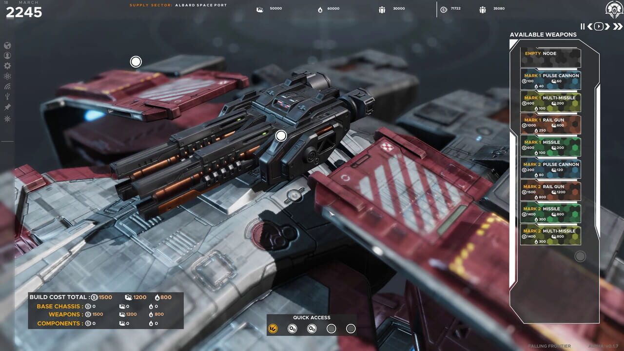 Screenshot de Falling Frontier