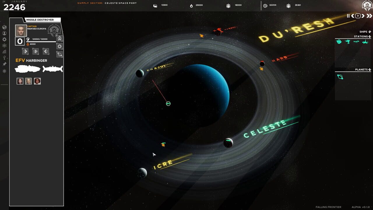 Screenshot de Falling Frontier