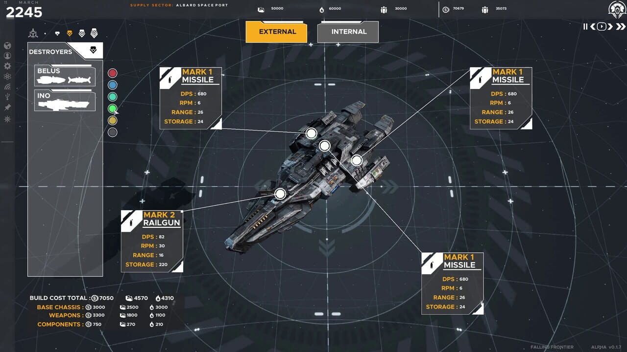 Screenshot de Falling Frontier