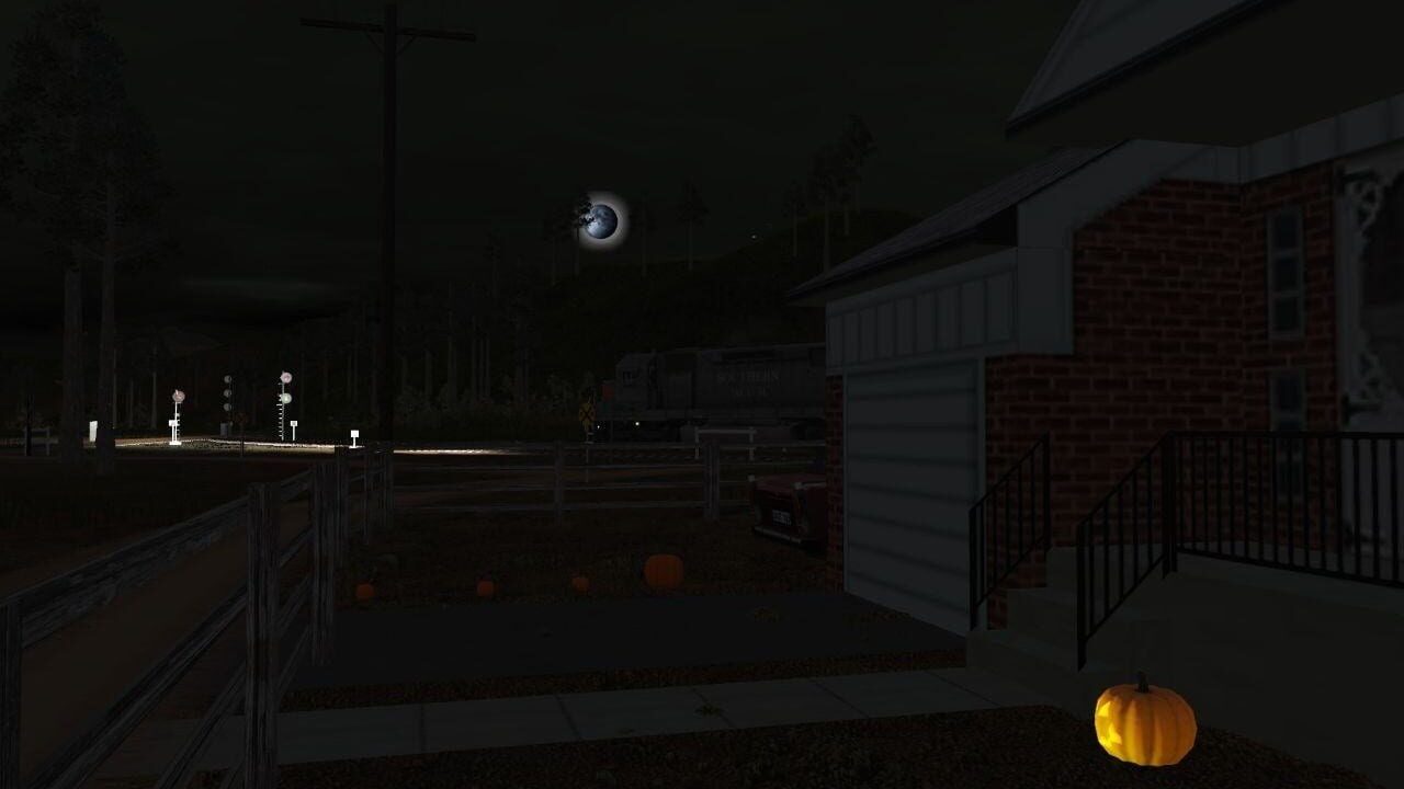 Trainz Railroad Simulator 2022: Halloween Night on Kickstarter County Image