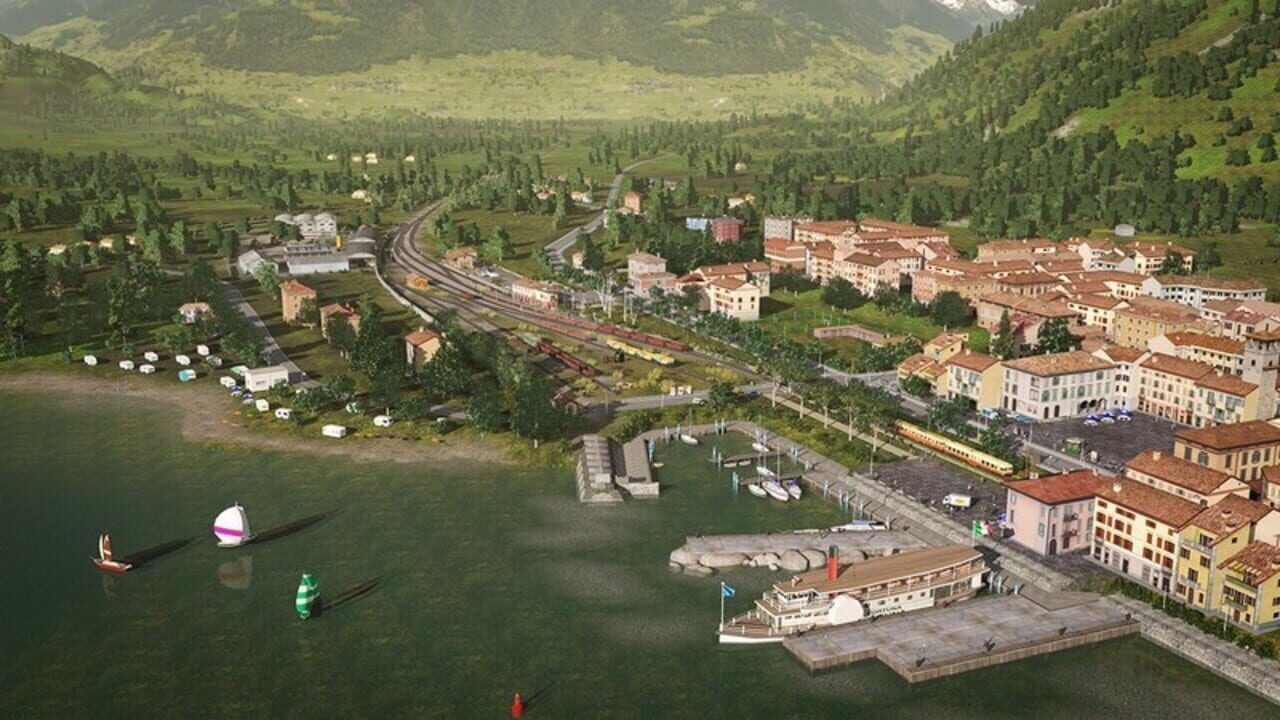 Trainz Railroad Simulator 2022: Sebino Lake, Italy — Screenshot 4
