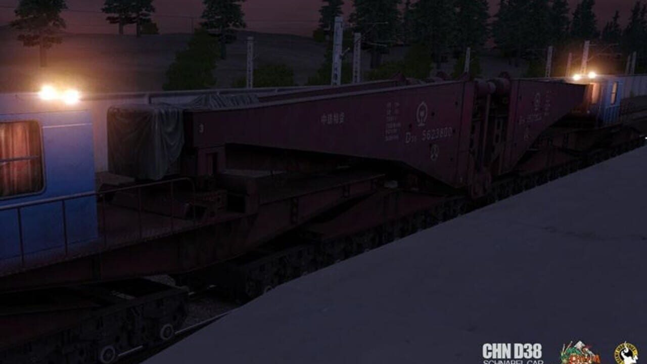 Trainz Plus: China D38 Schnabel Car - Red — Screenshot 4