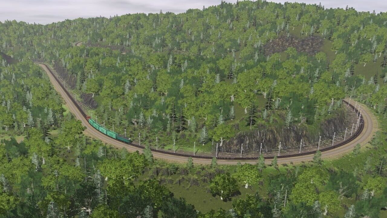 Trainz Railroad Simulator 2022: Coalmint Mountains Railroad Image