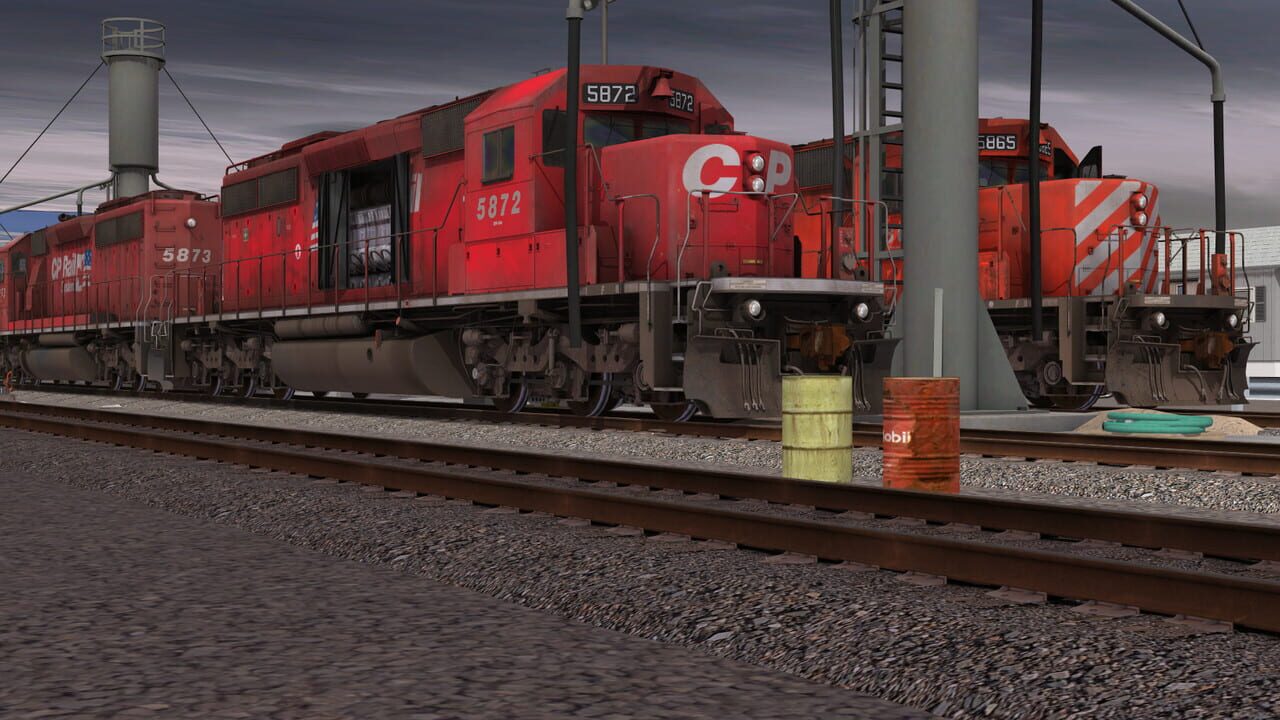 Trainz Plus: CP SD40-2 #5865-5879 Dual Flags Image