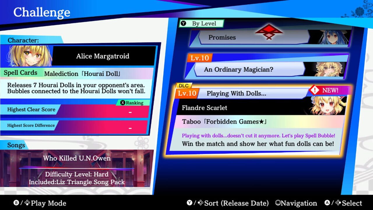 Touhou Spell Bubble: Liz Triangle Song Pack Image