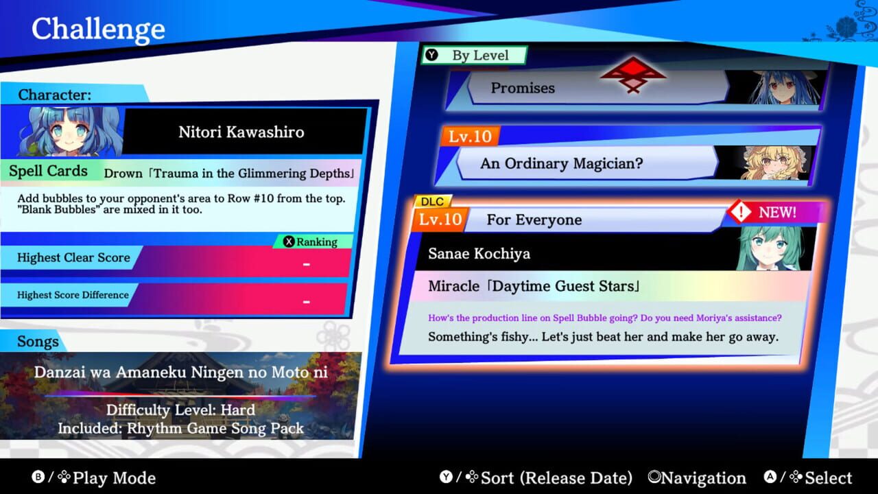 Touhou Spell Bubble: Rhythm Game Song Pack Image