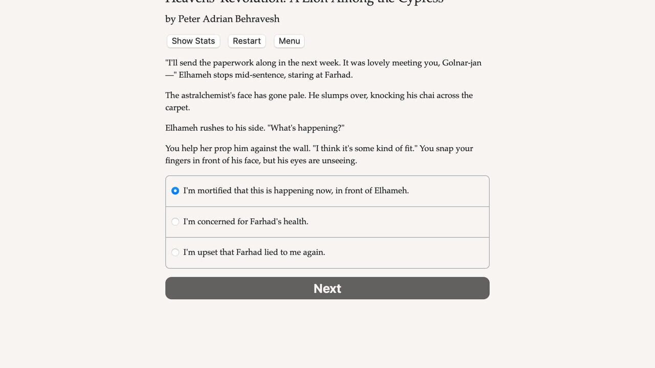 Heavens' Revolution: A Lion Among the Cypress — Screenshot 2