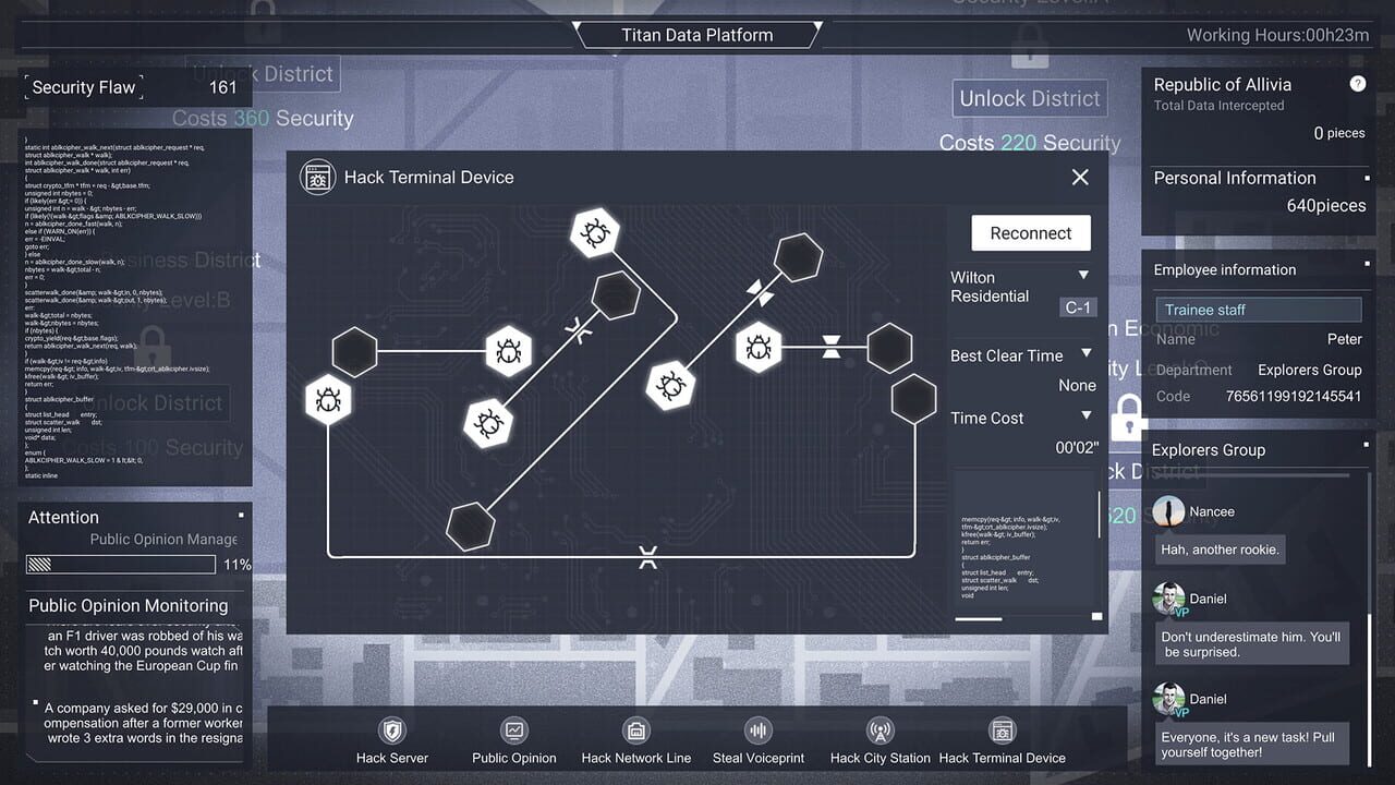 Cyber Manhunt: A Company Man of Titan — Screenshot 2
