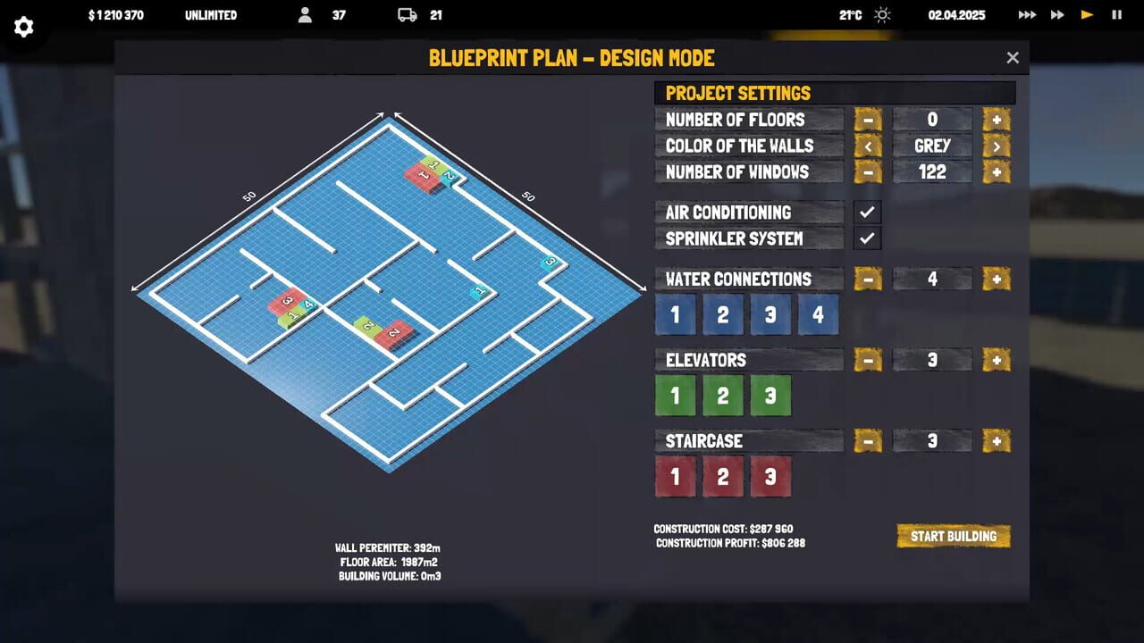 Construction Manager — Screenshot 2