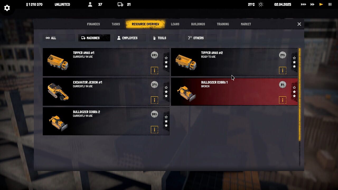 Construction Manager — Screenshot 4