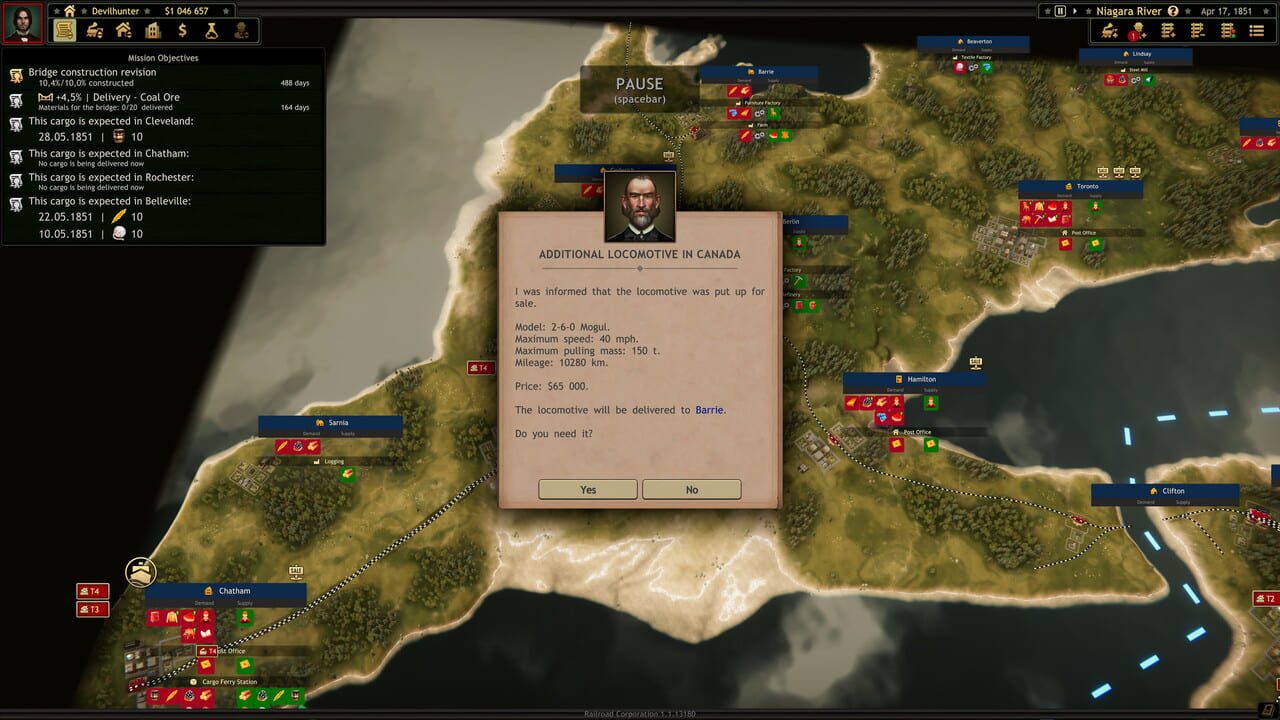Railroad Corporation: Niagara River — Screenshot 5