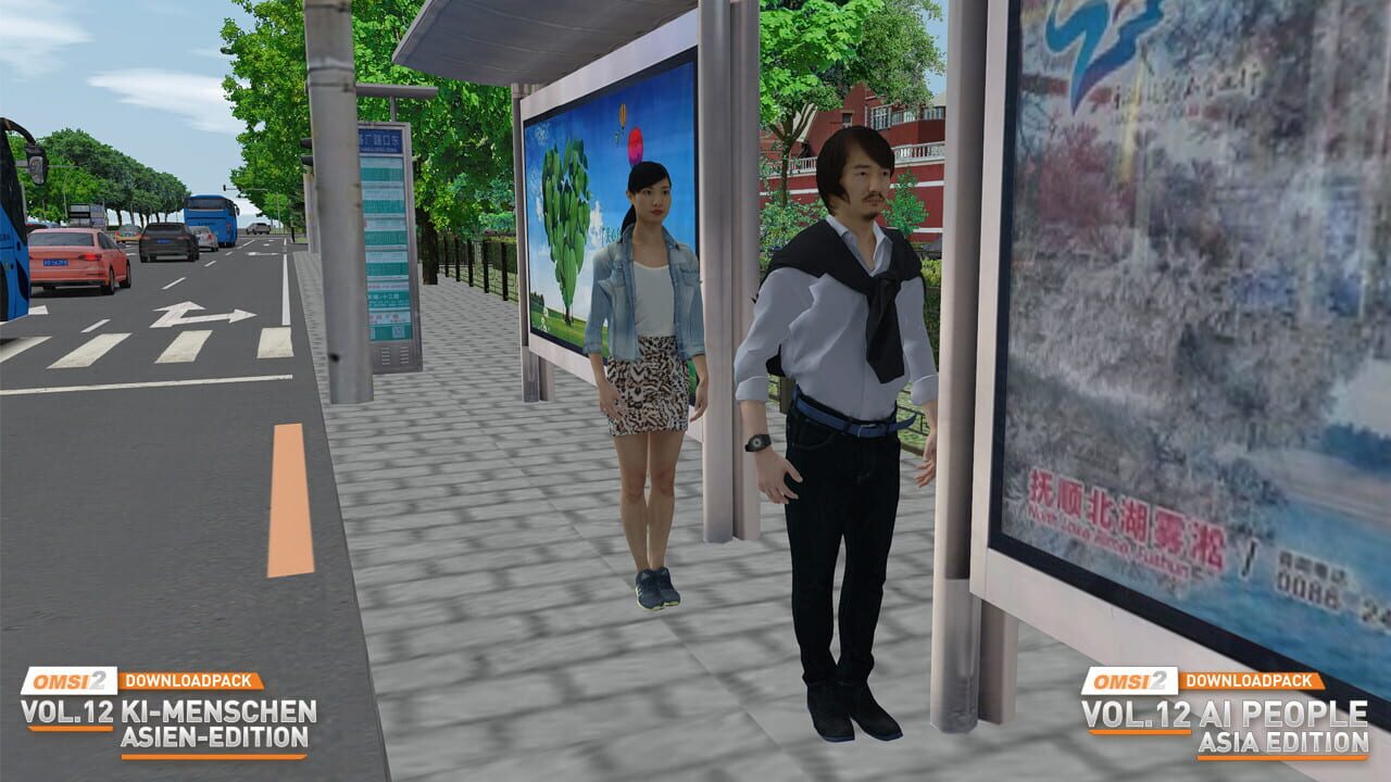 OMSI 2: Downloadpack Vol.12 - AI-People: Asia Edition Image