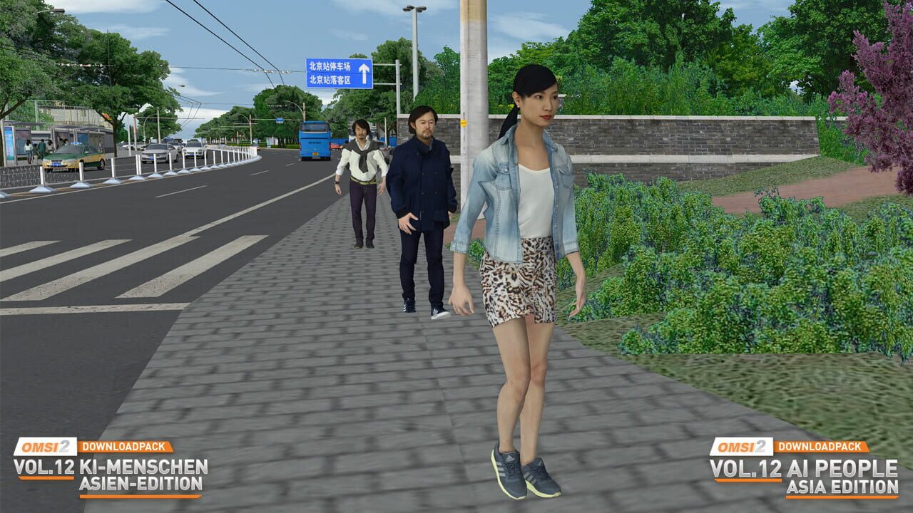 OMSI 2: Downloadpack Vol.12 - AI-People: Asia Edition Image