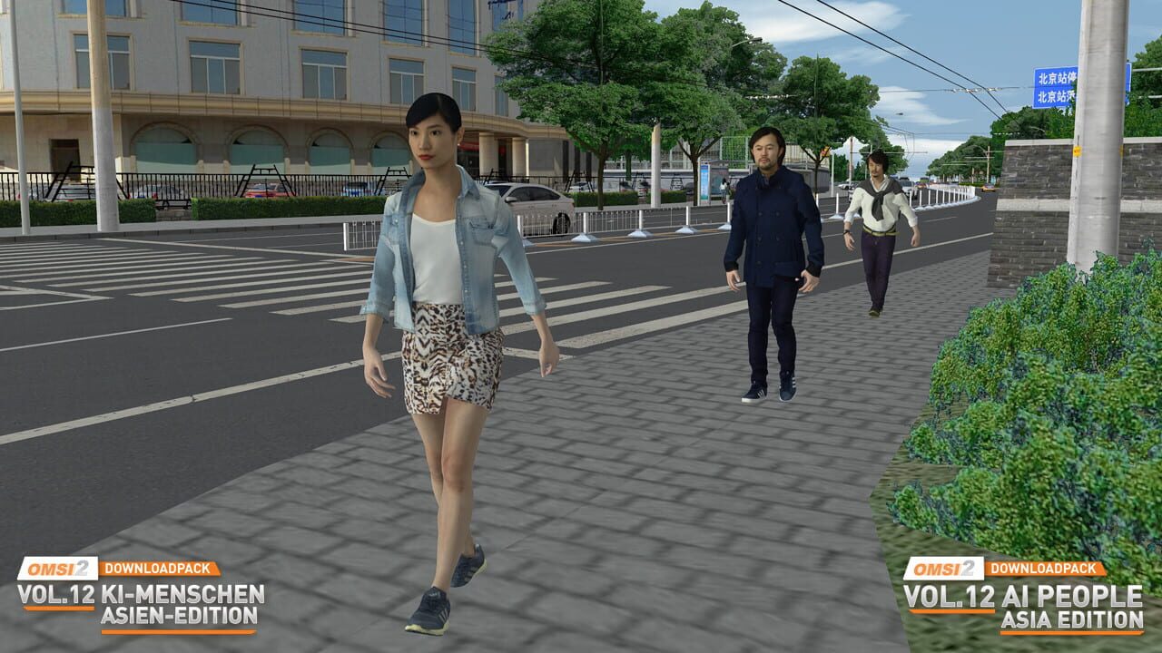 OMSI 2: Downloadpack Vol.12 - AI-People: Asia Edition Image