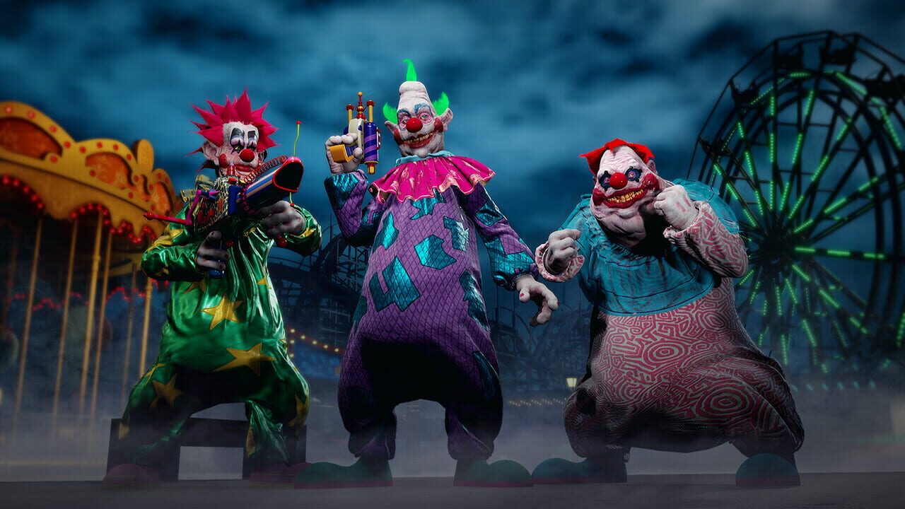 Killer Klowns From Outer Space: The Game Cheats ESP, aimbot, and hacks showcase — ZADEYO product banner Killer Klowns From Outer Space: The Game Cheats ESP, aimbot, and hacks showcase — ZADEYO product banner