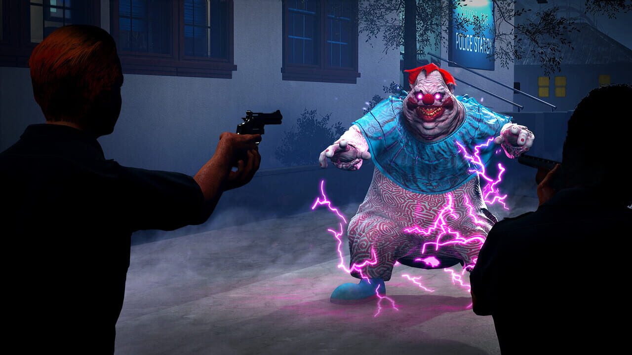 Killer Klowns From Outer Space: The Game Cheats gameplay screenshot 3 — ESP, aimbot, and hacks preview Killer Klowns From Outer Space: The Game Cheats gameplay screenshot 3 — ESP, aimbot, and hacks preview