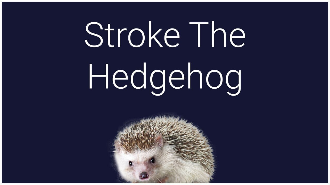 Stroke the Hedgehog — Screenshot 1