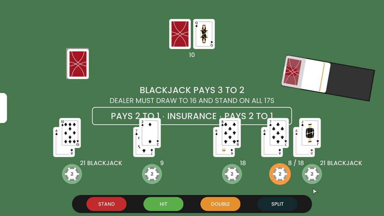 Blackjack at Carrot Image