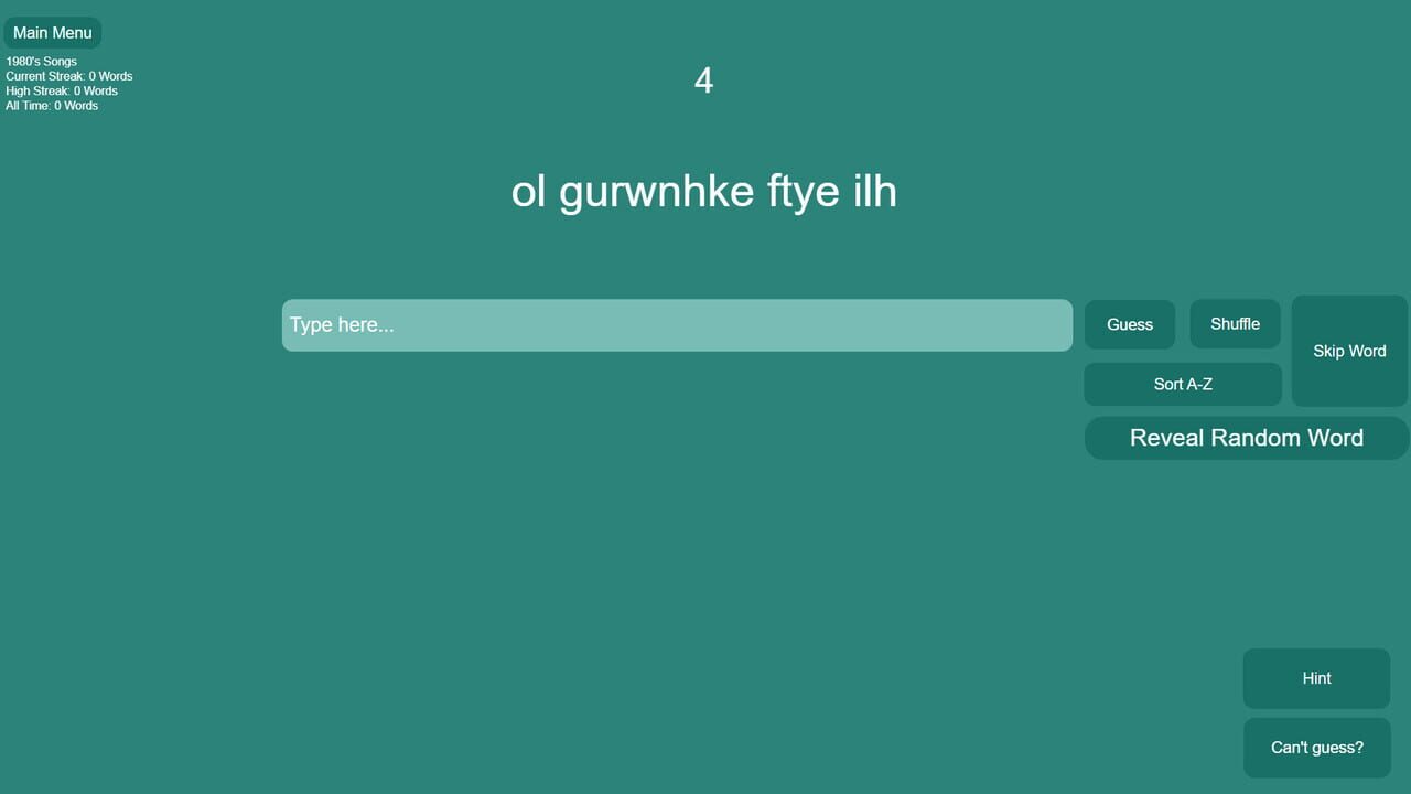 Shuffled Words Image