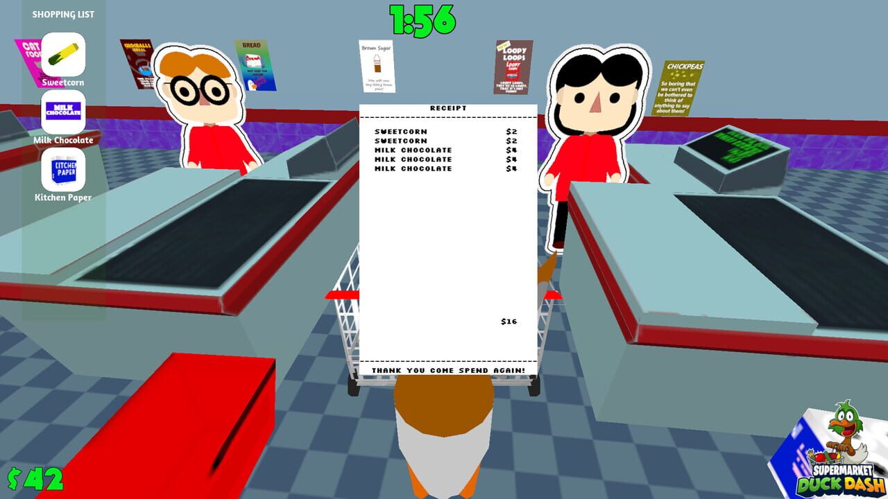 Supermarket Duck Dash — Screenshot 5