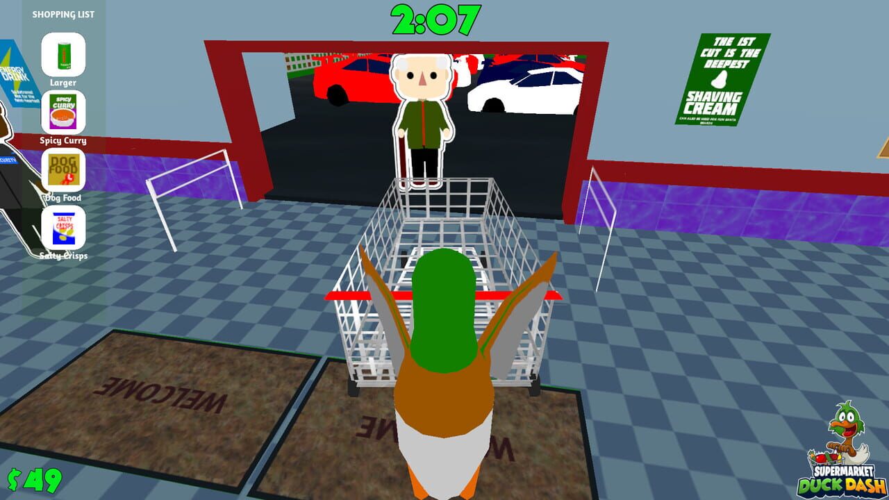 Supermarket Duck Dash — Screenshot 2