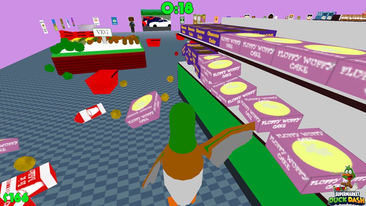 Supermarket Duck Dash — Screenshot 3