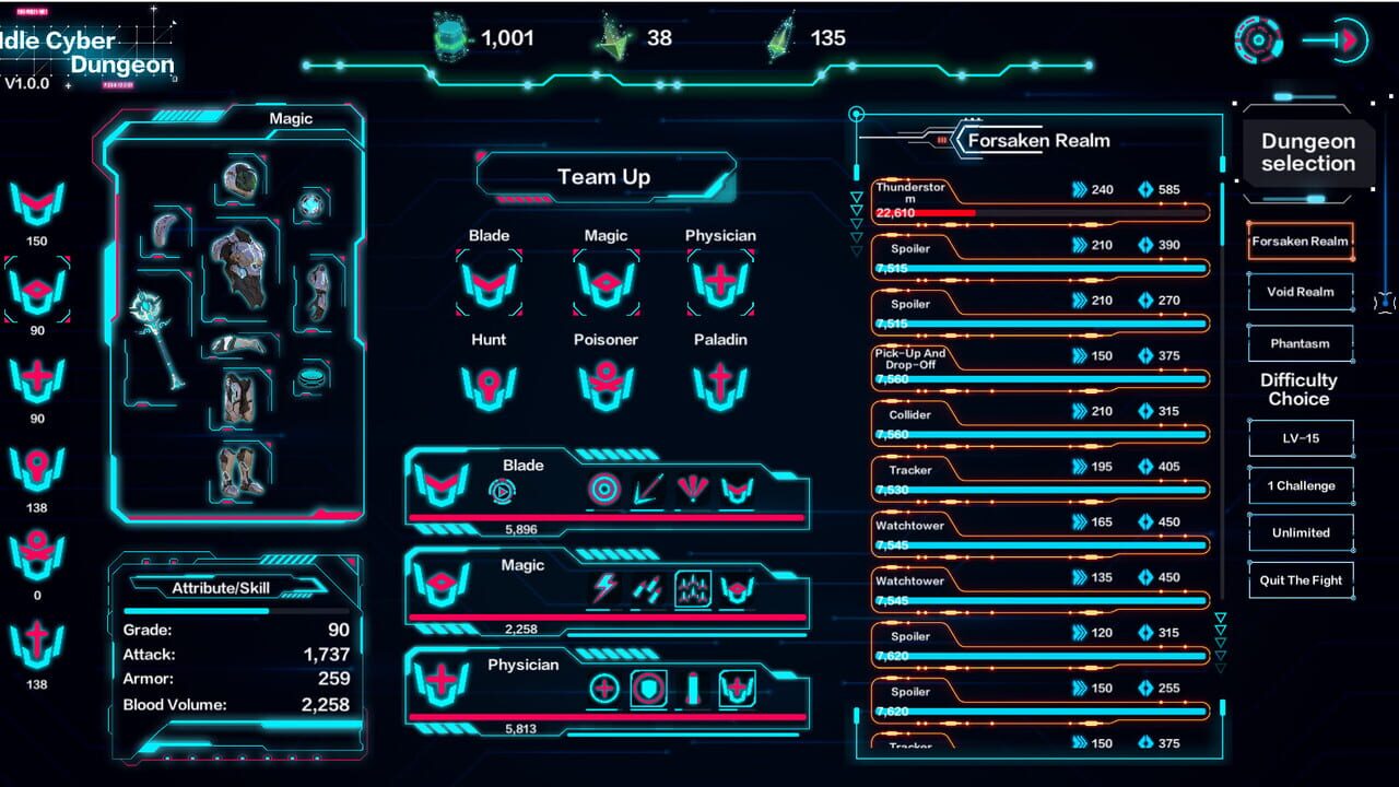 Idle Cyber Dungeon — Screenshot 2
