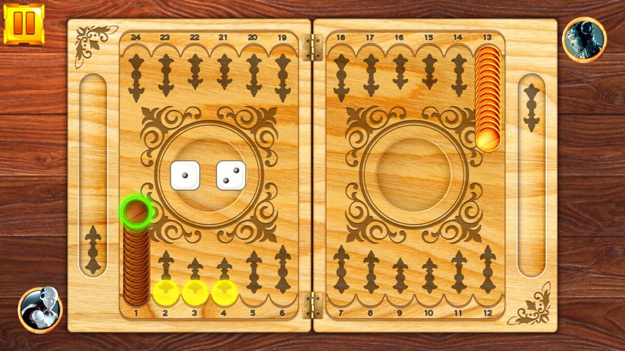 Backgammon: Board Game Puzzle — Screenshot 1