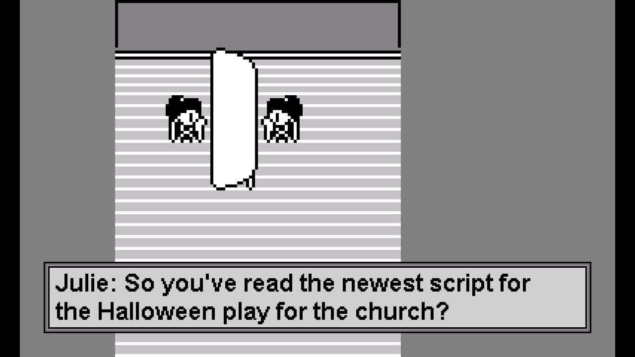 Welcome to Erin's Story in the World of Our Church and Halloween: Visual Novel — Screenshot 1