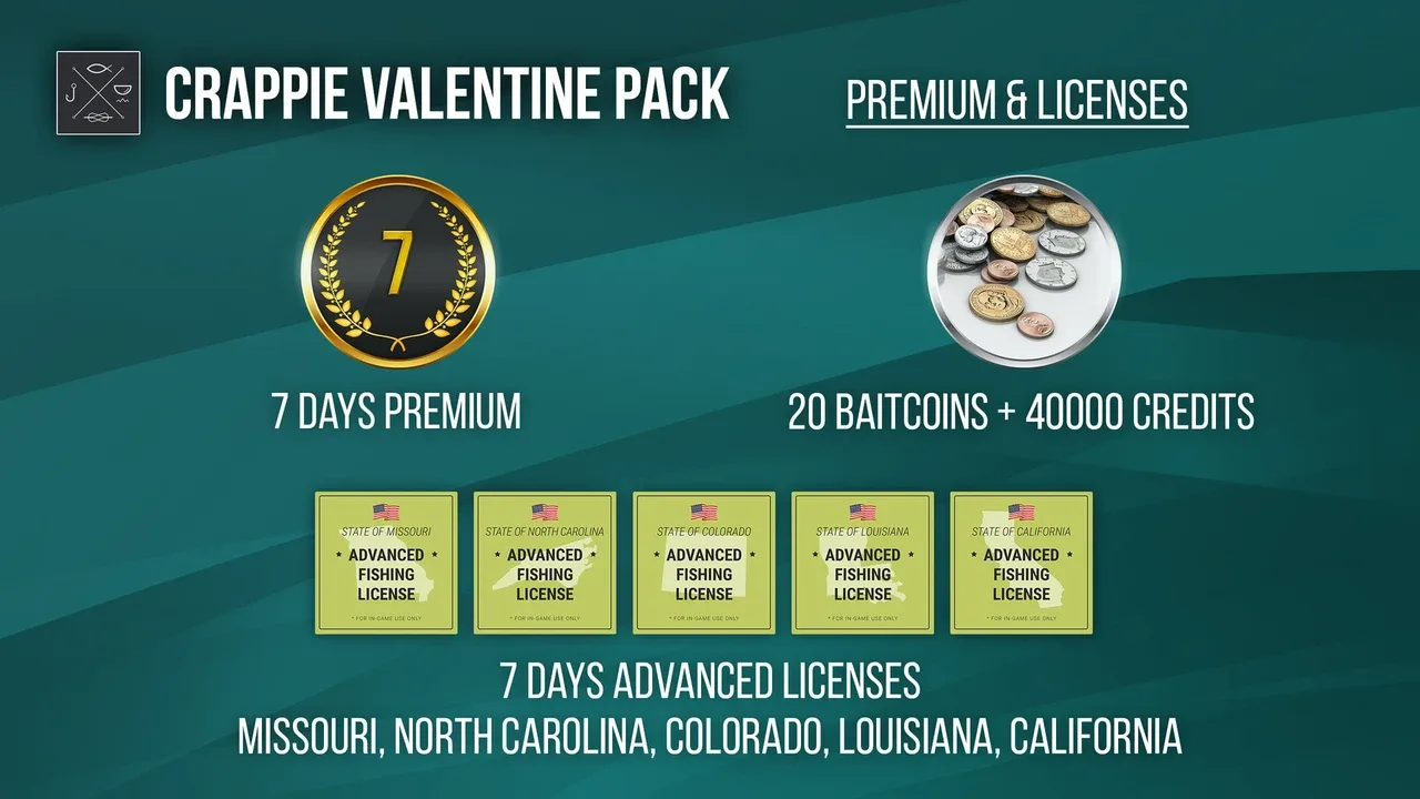 Fishing Planet: Crappie Valentine Pack screenshot 1