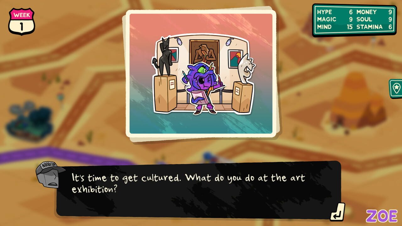 Monster Prom 3: Monster Roadtrip - Playable Character Zoe Image