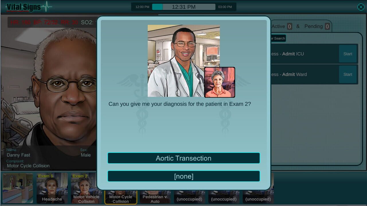 Vital Signs: Emergency Department - Older Adult Cases Package — Screenshot 2