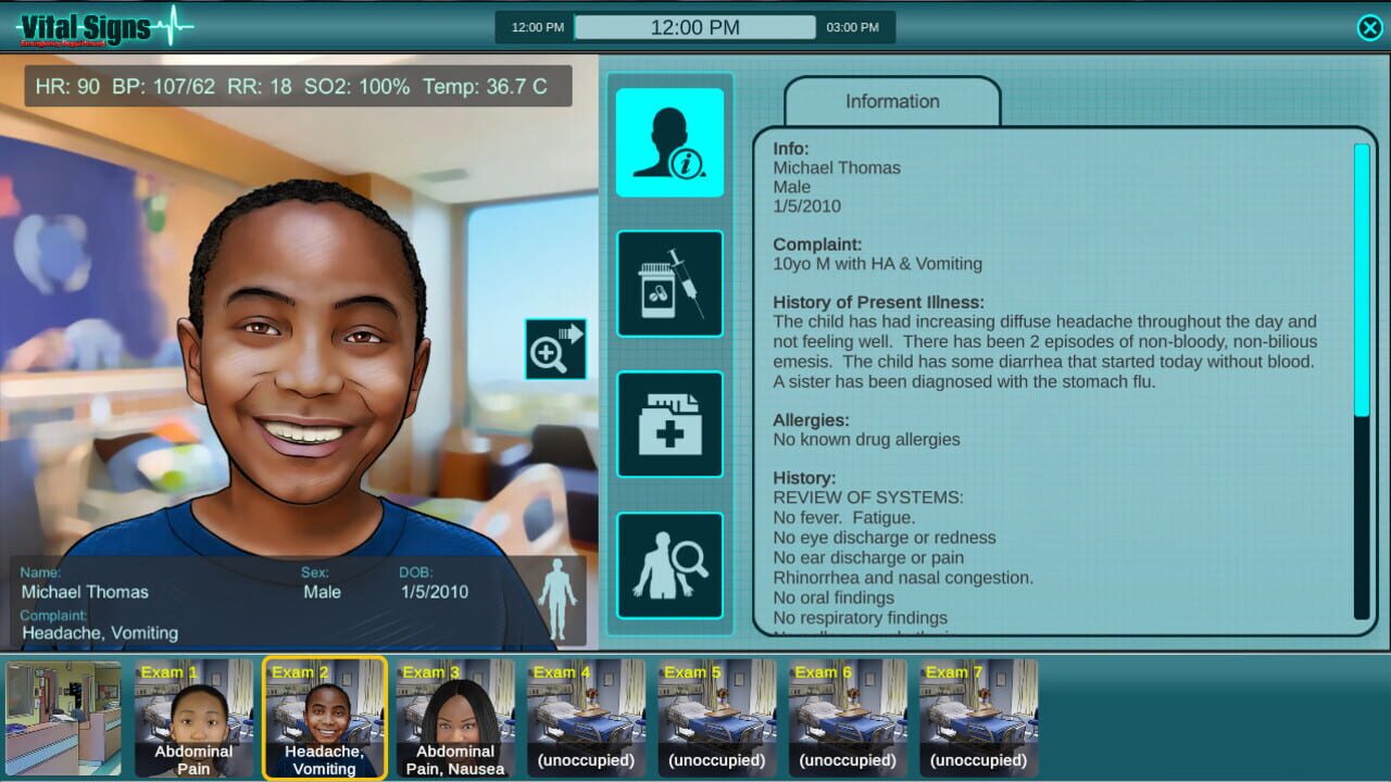 Vital Signs: Emergency Department - Pediatric Digestive Disease Package — Screenshot 5