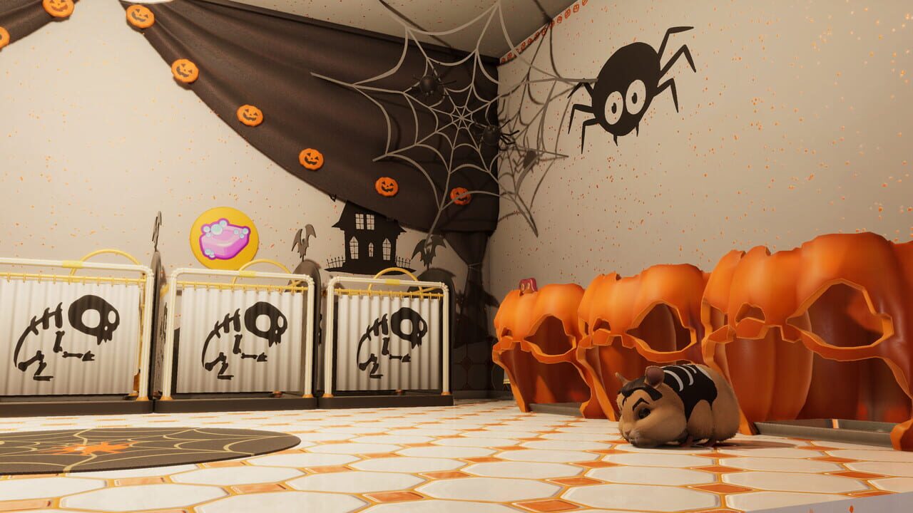 Hamster Playground: Spooky Hamster House Image