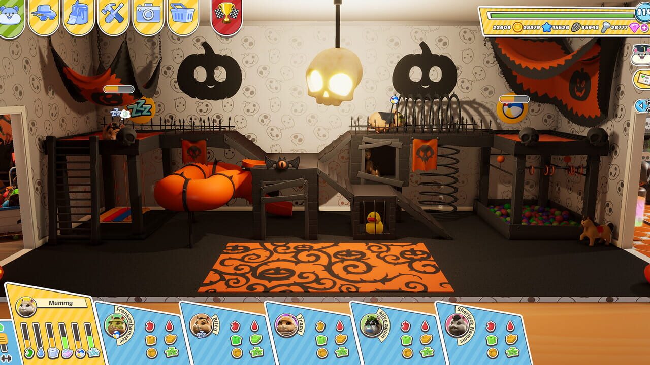 Hamster Playground: Spooky Hamster House Image