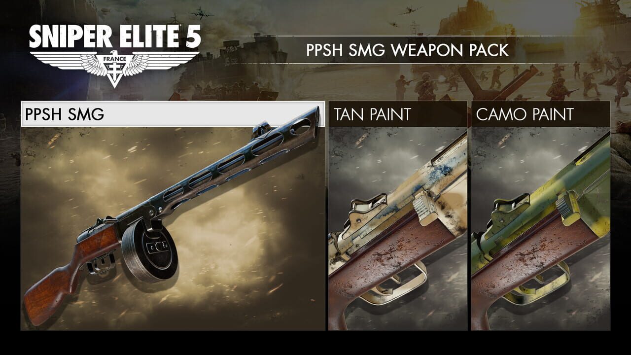 Sniper Elite 5: Landing Force Mission and Weapon Pack Image