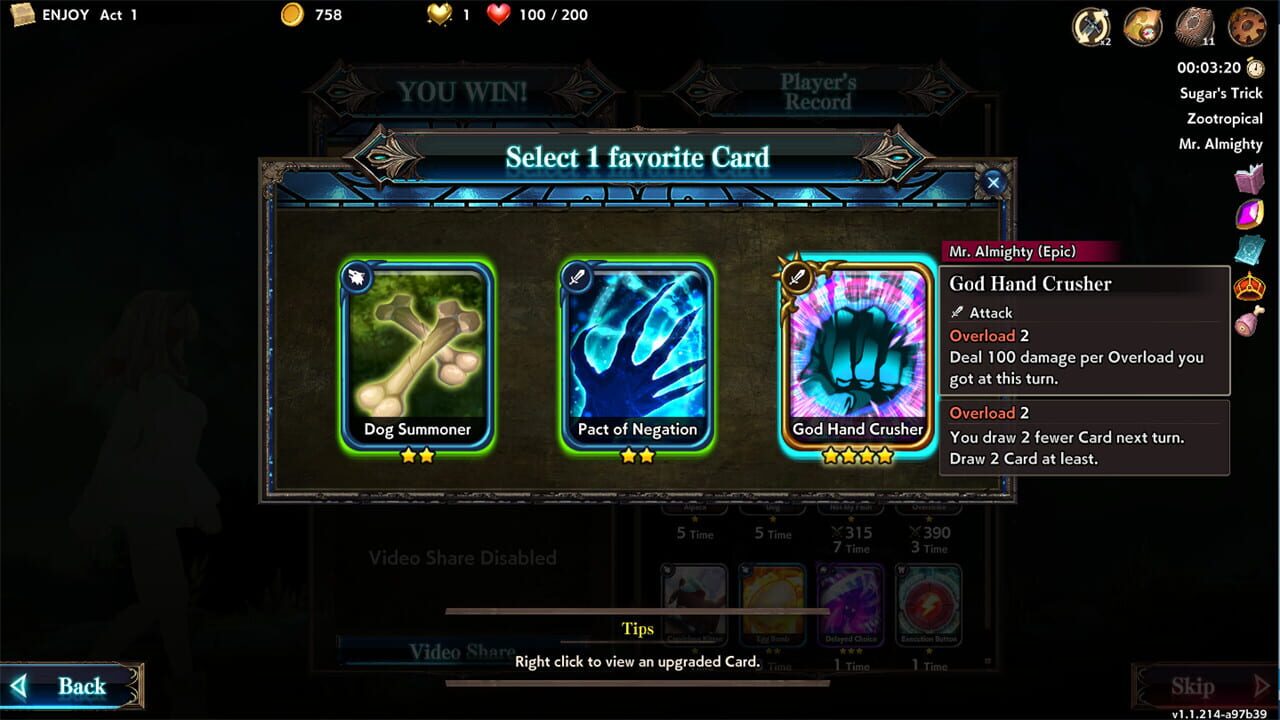 Overdungeon - Mr.Almighty (Card Pack)