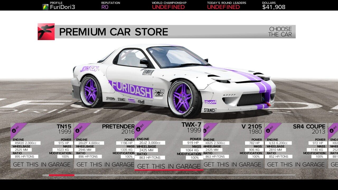 Furidashi: Drift Cyber Sport - Premium Cars Pack 1 — Screenshot 4