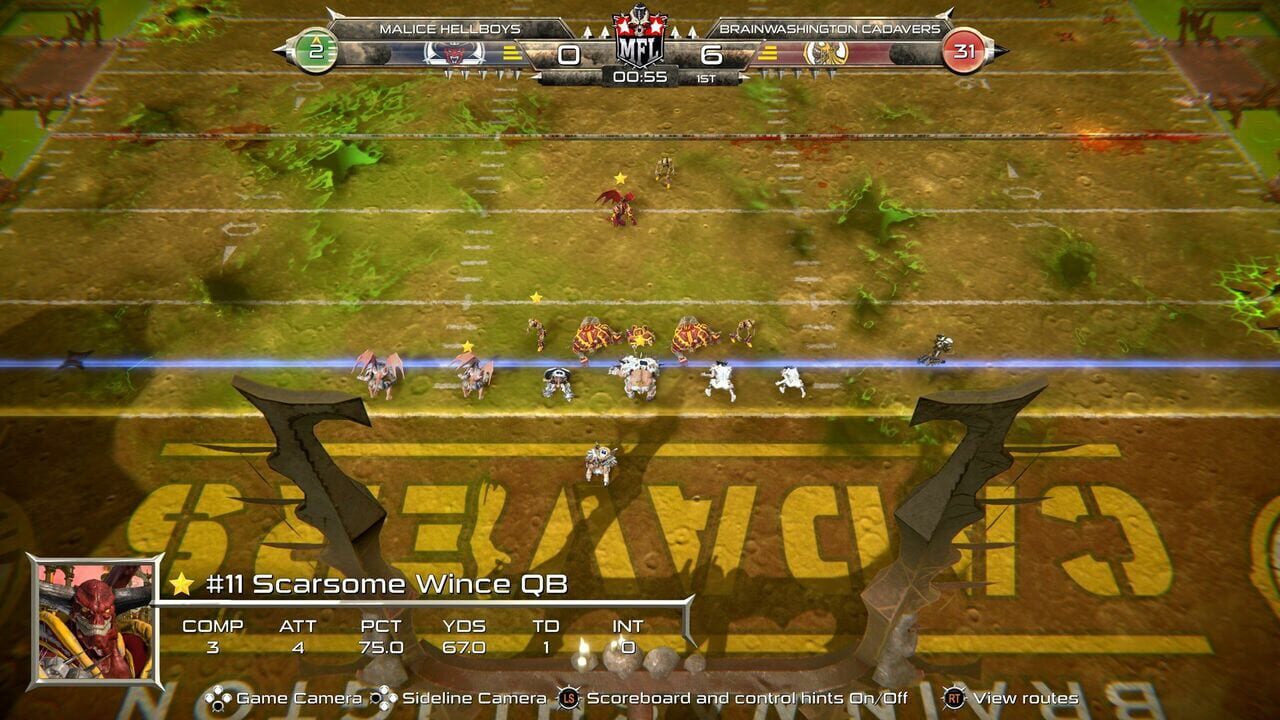 Mutant Football League: Brainwashington Cadavers Image